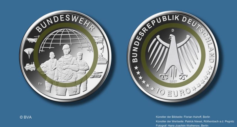 10-Euro-Sammlermünze "Bundeswehr"