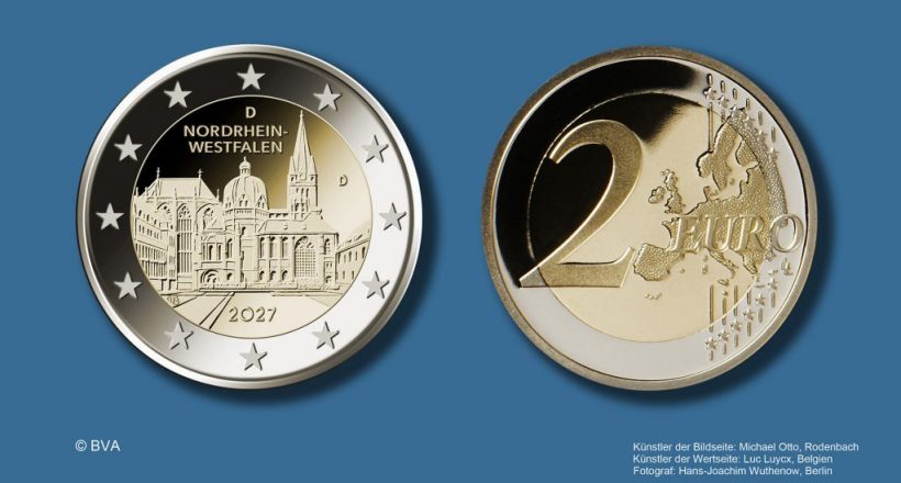 2-Euro-Sammlermünze 2027 Bundesländer II Nordrhein-Westfalen