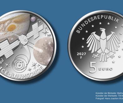 5-Euro-Sammlermünze 2027 JUICE-Raumsonde