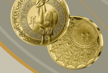 Goldmünze des Monats September von der Monnaie de Paris