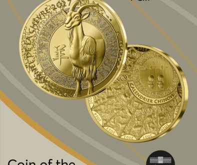 Goldmünze des Monats September von der Monnaie de Paris